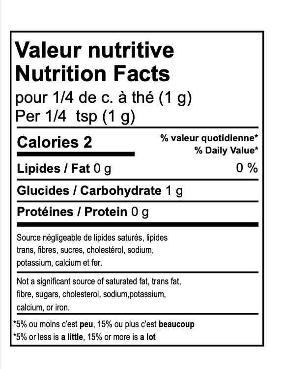 ENSEMBLE DE 4 ÉPICES