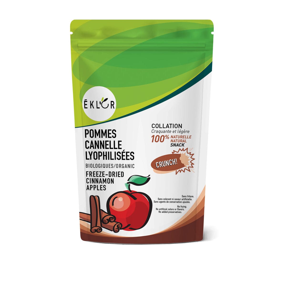 POMMES CANNELLE LYOPHILISES BIOLOGIQUES klor POMMES CANNELLE LYOPHILISES BIOLOGIQUES klor