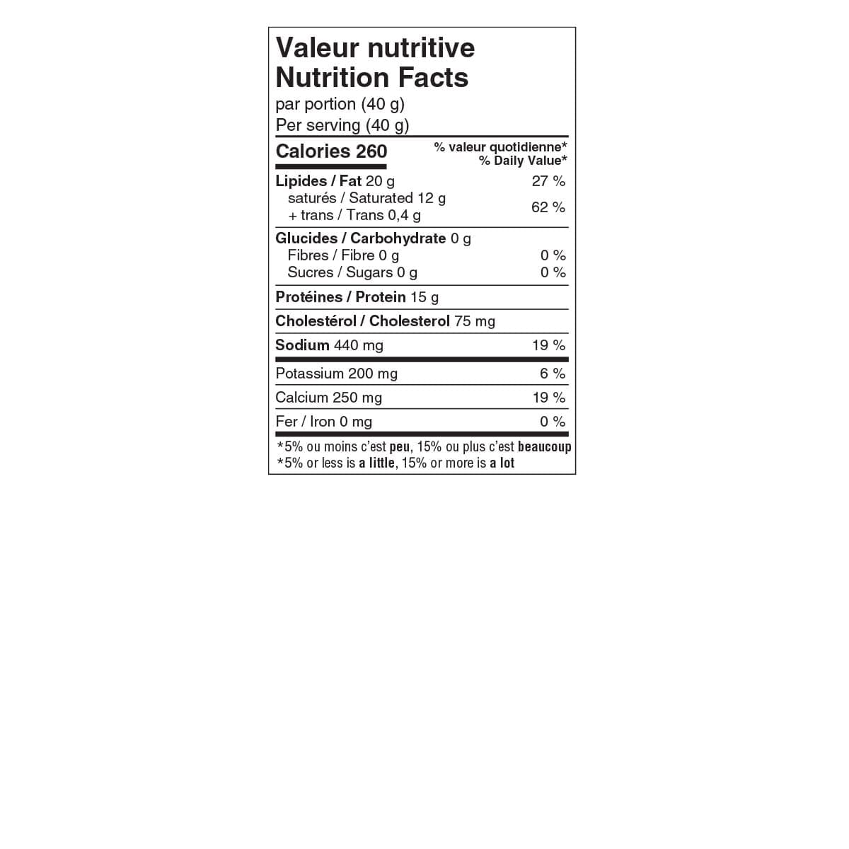 FROMAGE CHEDDAR EN GRAINS LYOPHILISÉ 40g