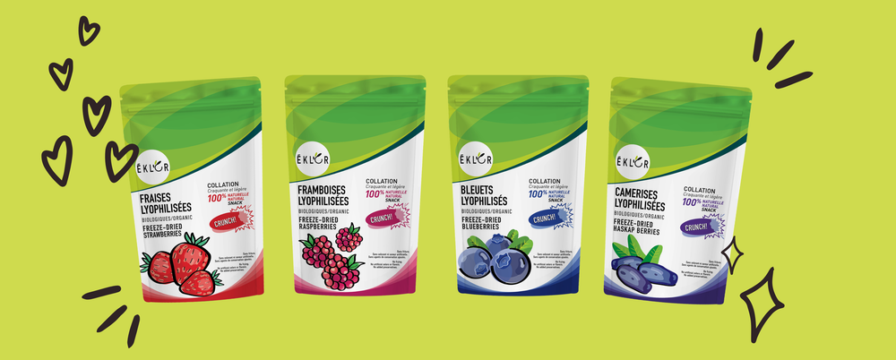 Freeze-dried fruits organic