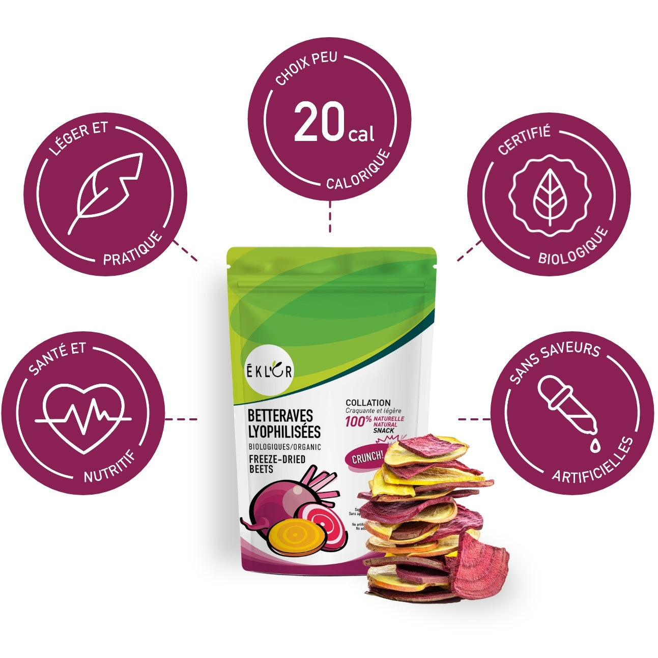 ORGANIC FREEZE-DRIED BEETS 7g