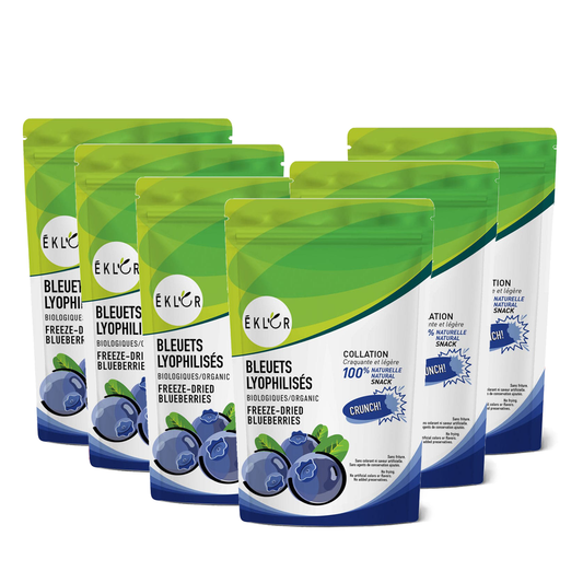 BLEUETS LYOPHILISÉS BIOLOGIQUES  – Ensemble économique (6)