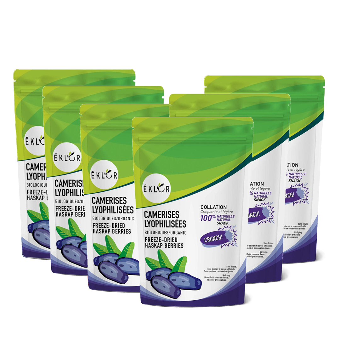ORGANIC FREEZE-DRIED HASKAP BERRIES - Value Pack (6)