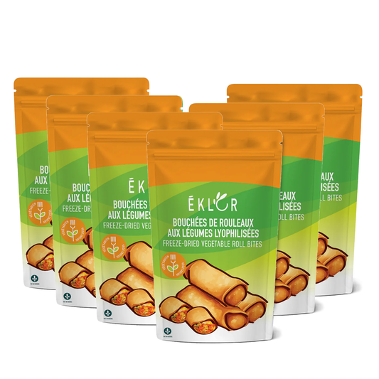 BOUCHÉES DE ROULEAUX AUX LÉGUMES (25g) - ensemble économique (6)