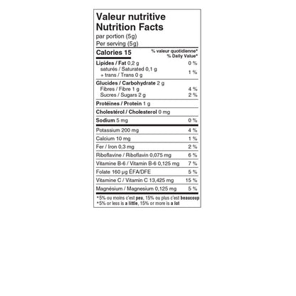 ORGANIC FREEZE-DRIED ZUCCHINIS 5g