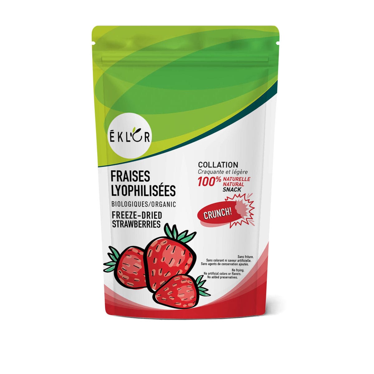 ORGANIC FREEZE-DRIED STRAWBERRIES 7g